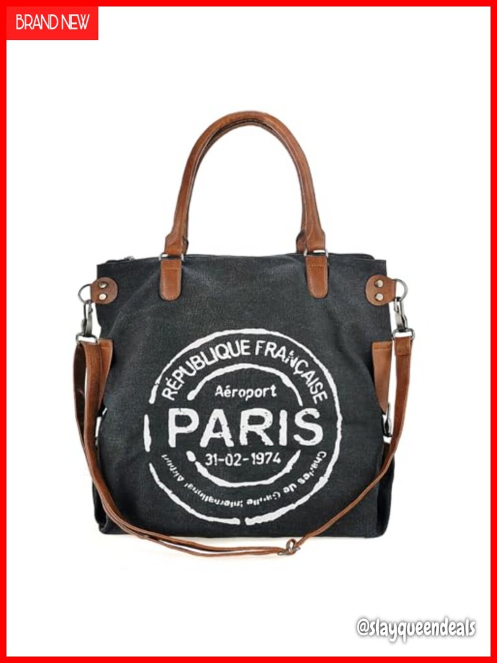 Large Canvas Tote Bag for Women with Zipper Everyday Crossbody Laptop Hobo